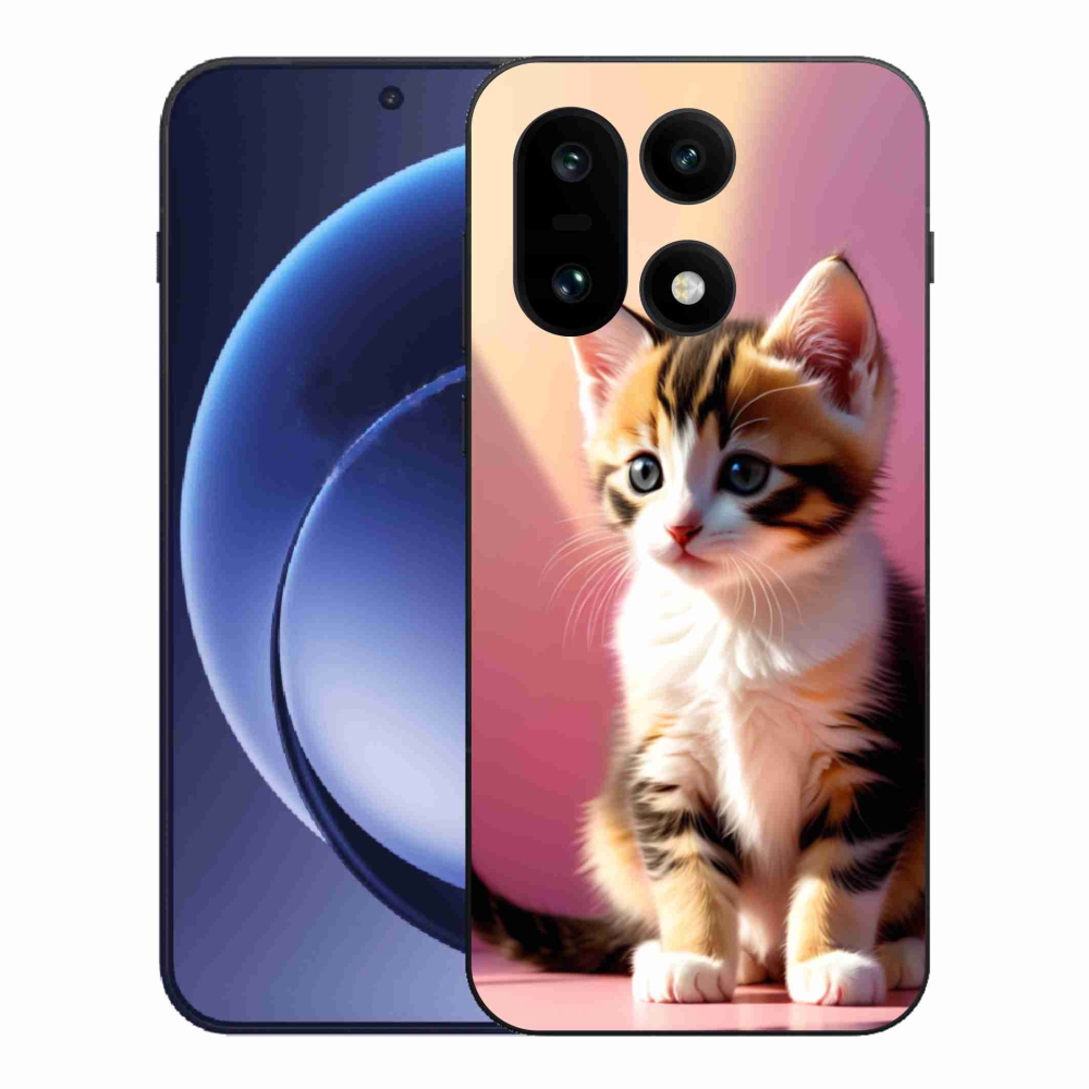 Gélový kryt mmCase na One Plus 15 - zvedavé mačiatko 2