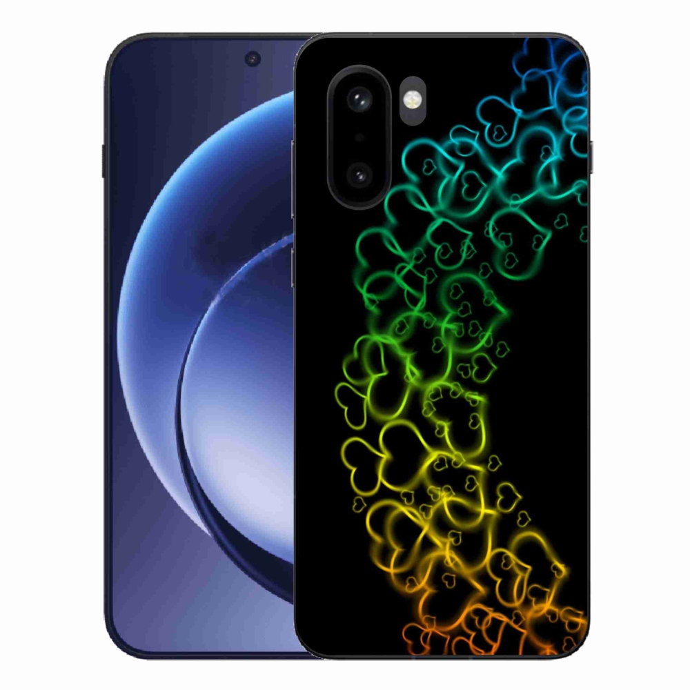 Gélový kryt mmCase na One Plus 15R - farebné srdiečka