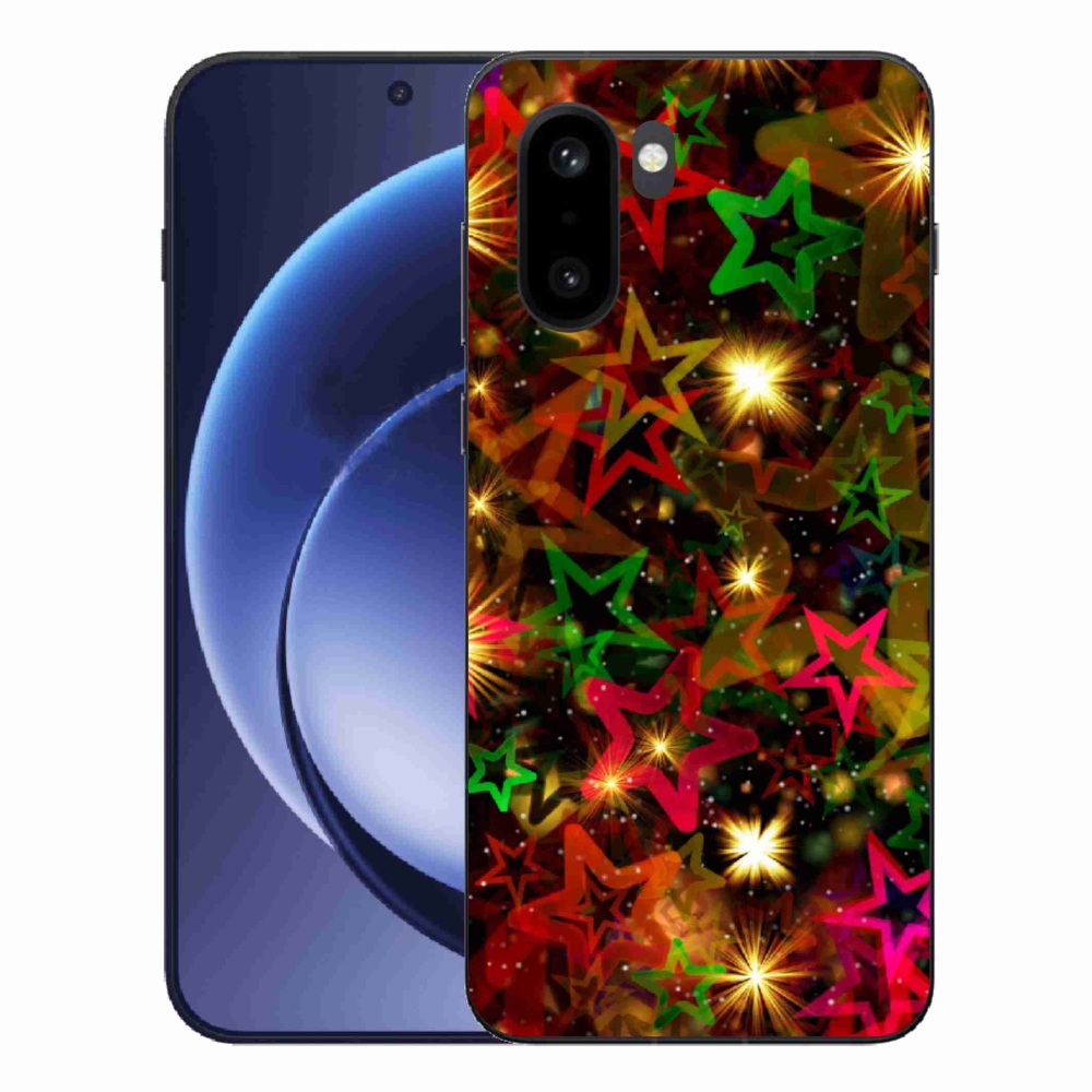 Gélový kryt mmCase na One Plus 15R - farebné hviezdičky