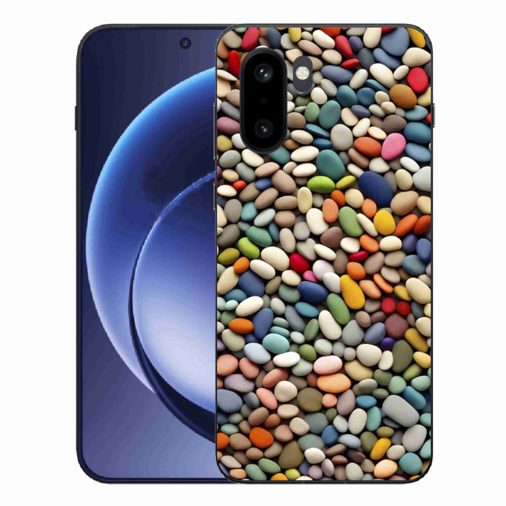Gélový kryt mmCase na One Plus 15R - farebné kamienky 2
