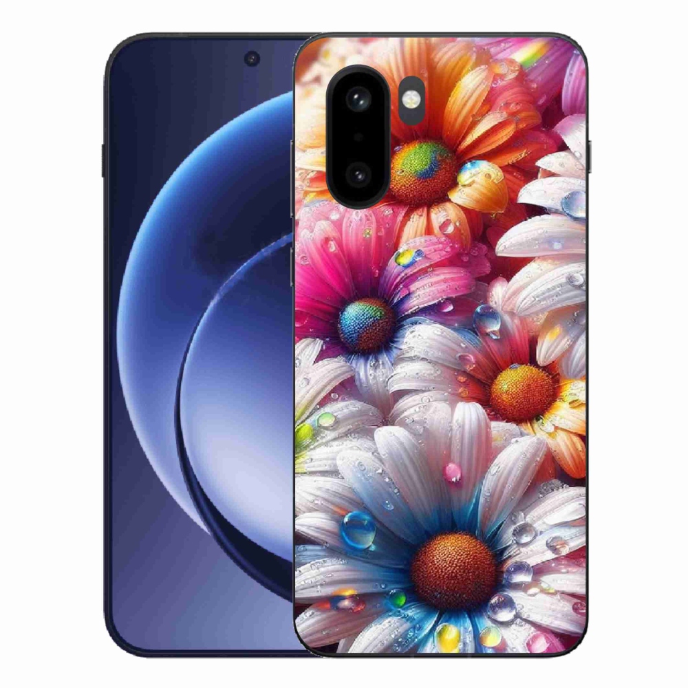 Gélový kryt mmCase na One Plus 15R - farebné margaréty