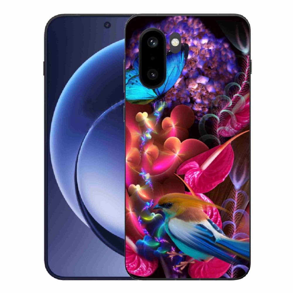 Gélový kryt mmCase na One Plus 15R - farebné kvety