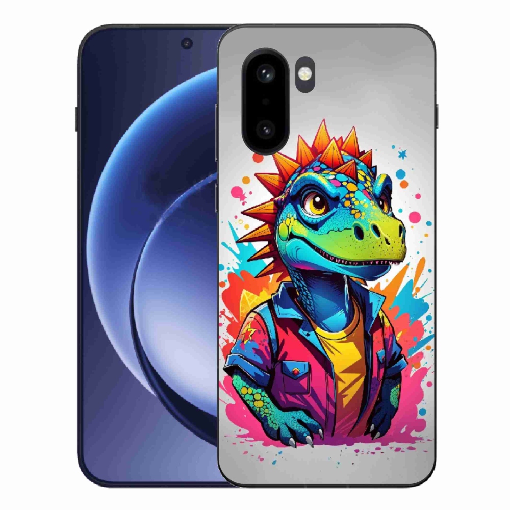 Gélový kryt mmCase na One Plus 15R - farebný dinosaurus