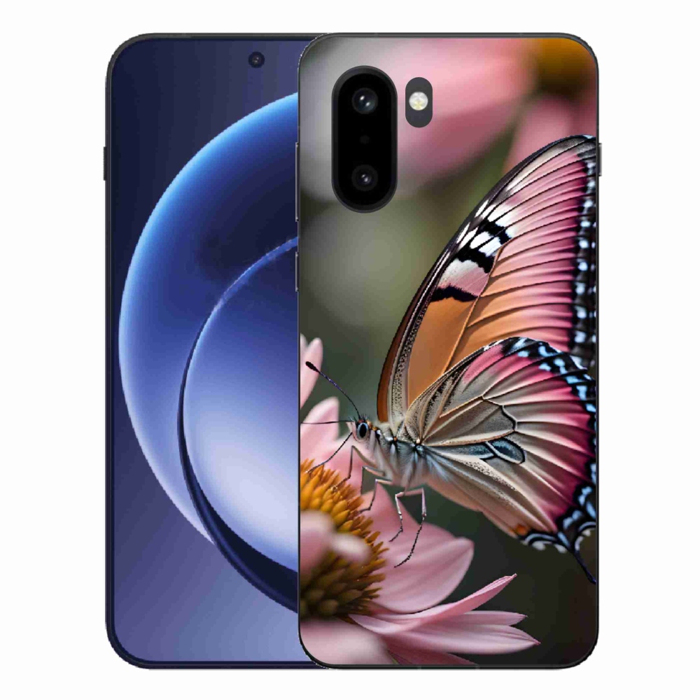 Gélový kryt mmCase na One Plus 15R - farebný motýľ