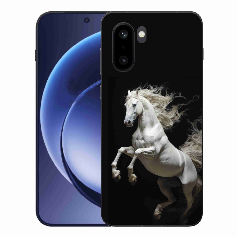 Gélový kryt mmCase na One Plus 15R - biely kôň 4