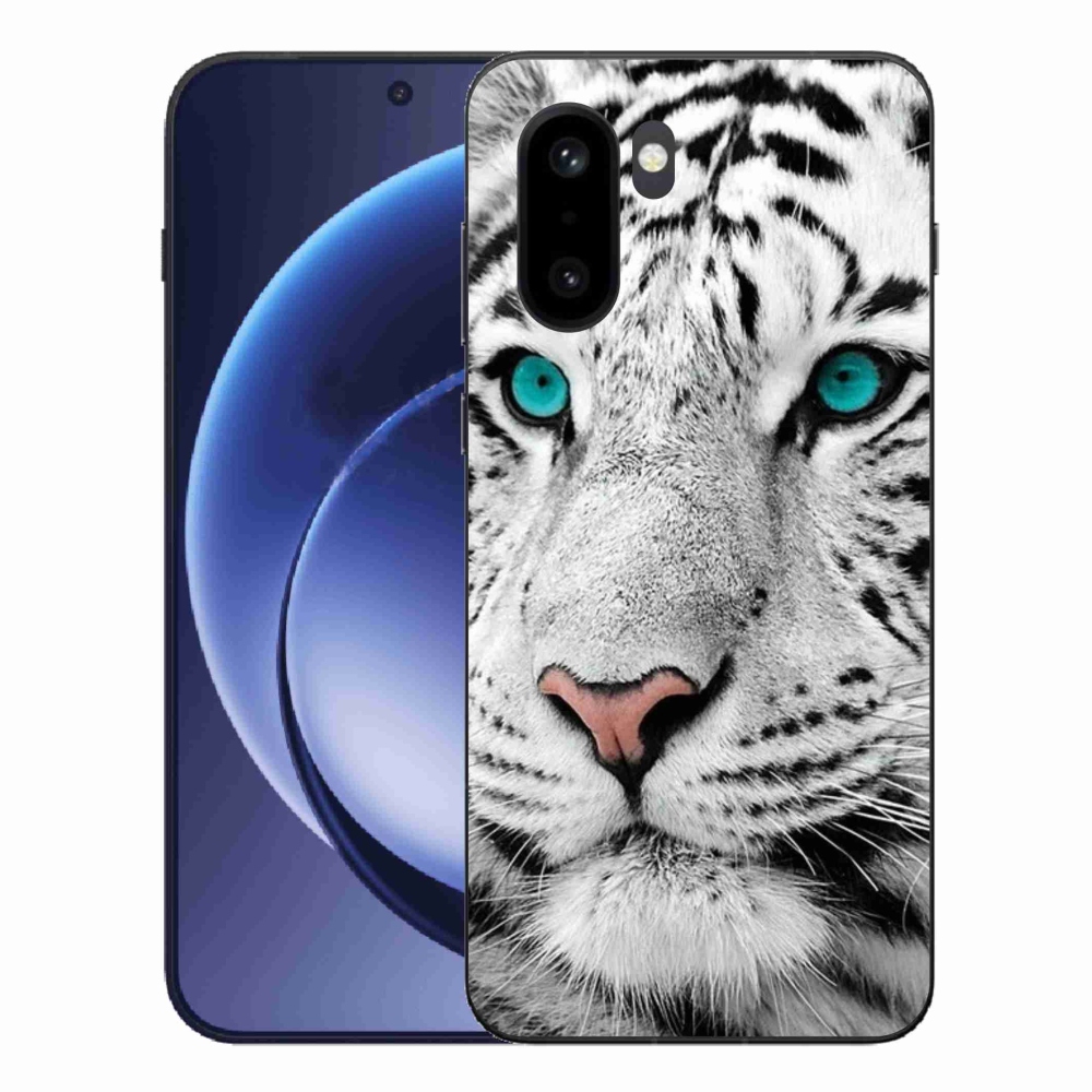 Gélový kryt mmCase na One Plus 15R - biely tiger