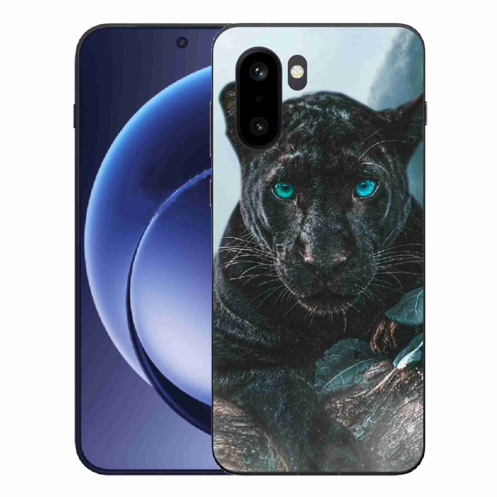 Gélový kryt mmCase na One Plus 15R - čierny panter