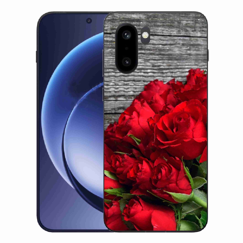 Gélový kryt mmCase na One Plus 15R - červené ruže
