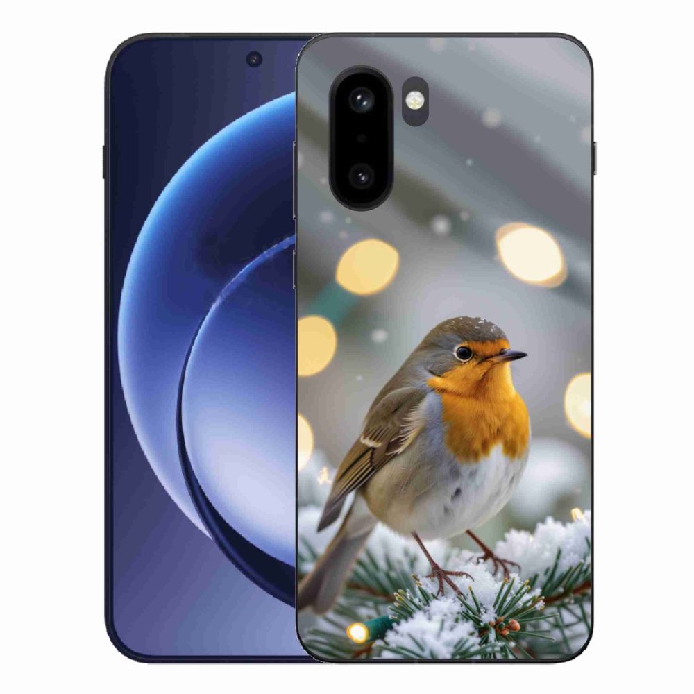 Gélový kryt mmCase na One Plus 15R - červienka v zime