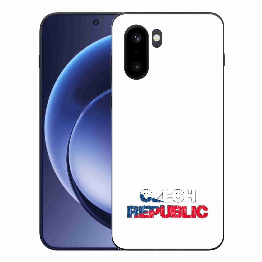 Gélový kryt mmCase na One Plus 15R - Slovak Republic biele pozadie