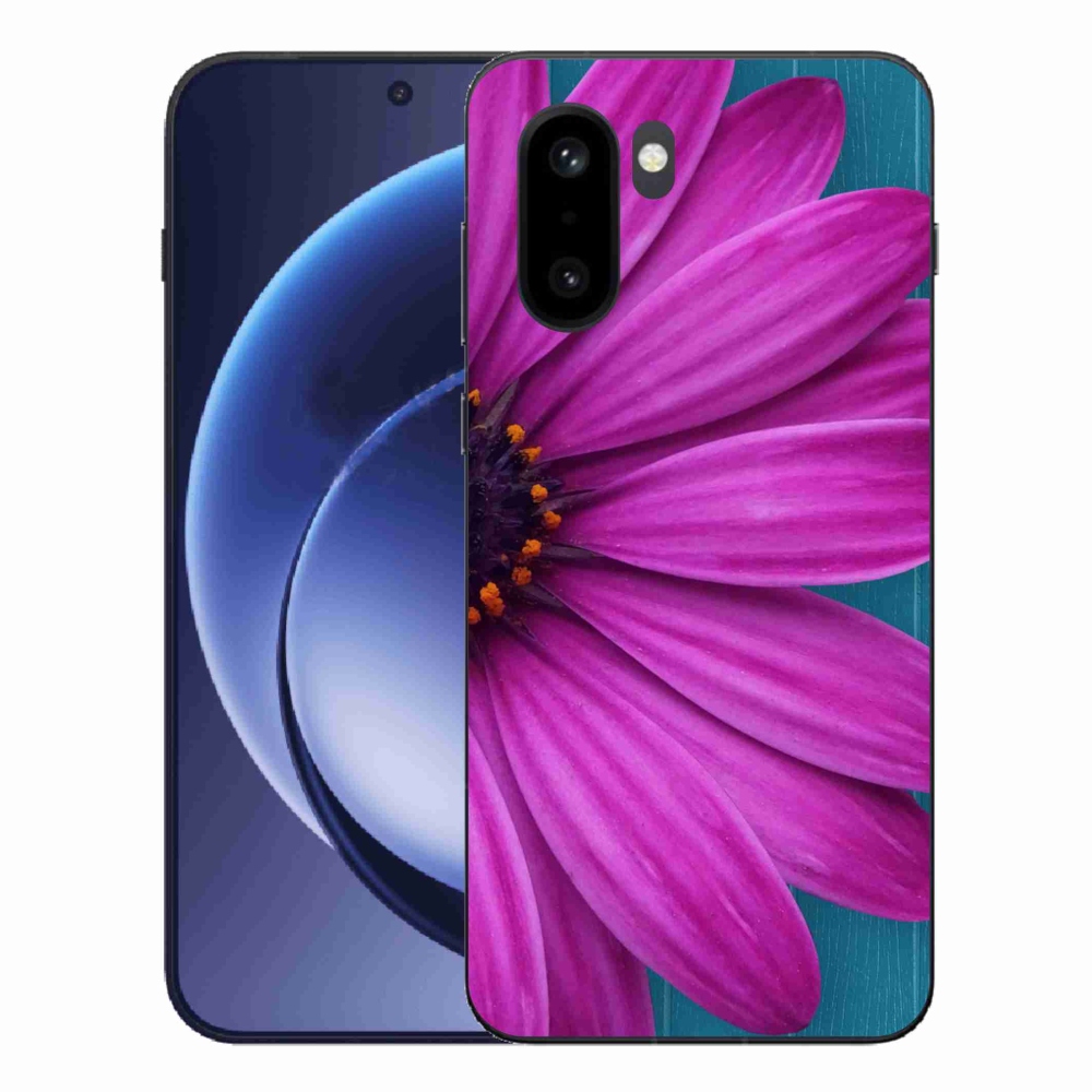 Gélový kryt mmCase na One Plus 15R - fialová margaréta