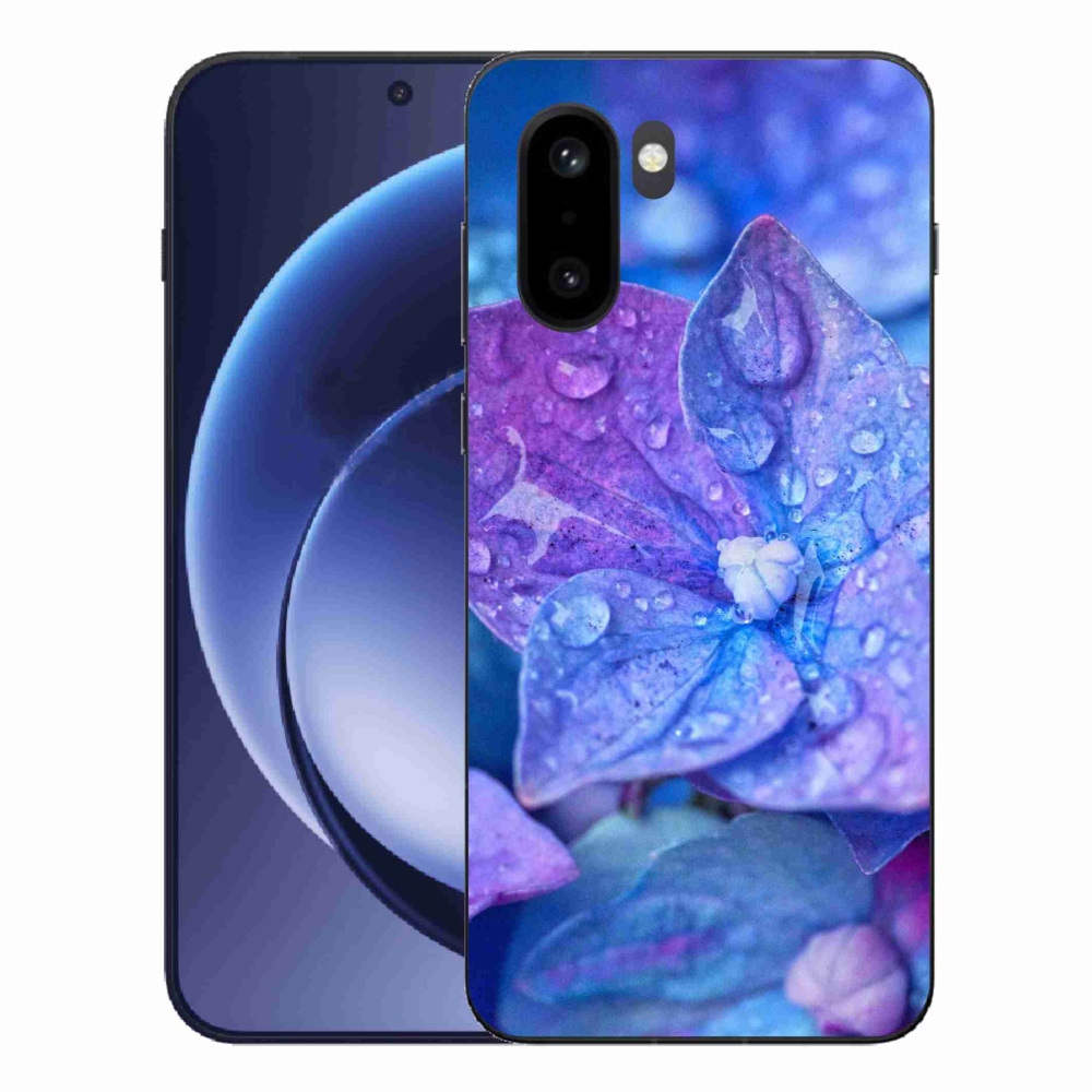 Gélový kryt mmCase na One Plus 15R - fialový kvet