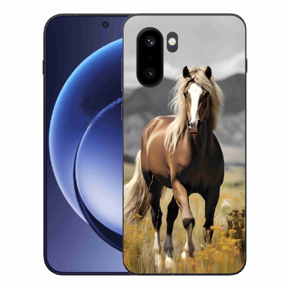 Gélový kryt mmCase na One Plus 15R - hnedý kôň 1