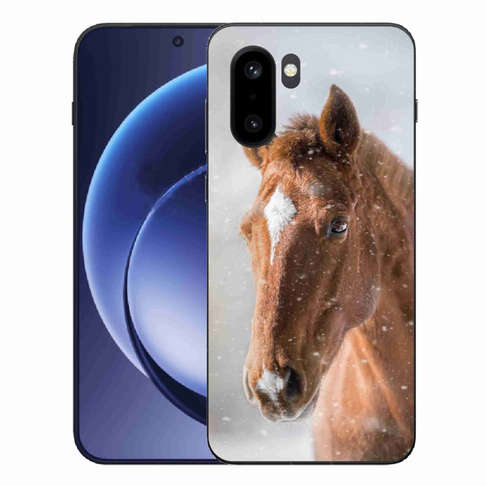 Gélový kryt mmCase na One Plus 15R - hnedý kôň 2