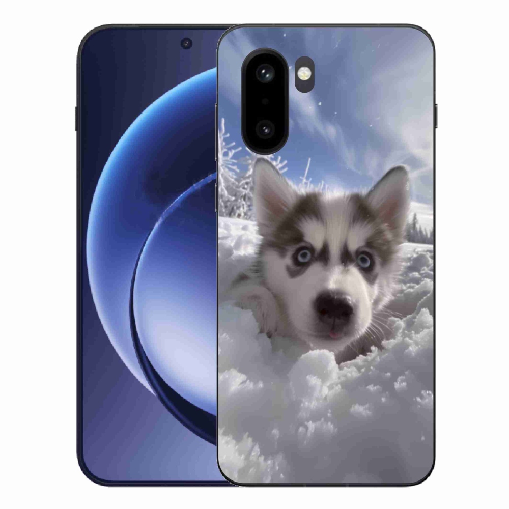 Gélový kryt mmCase na One Plus 15R - husky v snehu