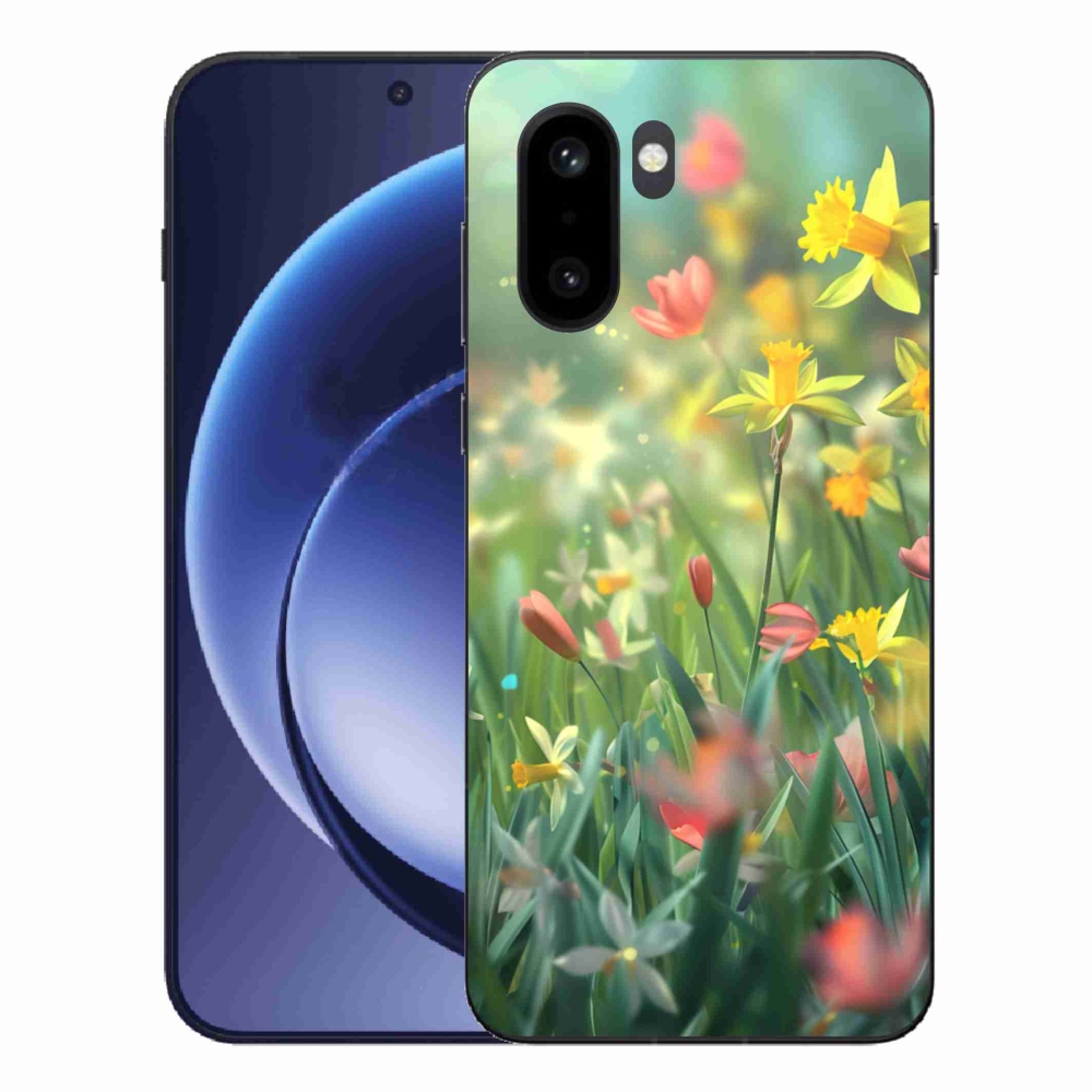 Gélový kryt mmCase na One Plus 15R - jarné kvety