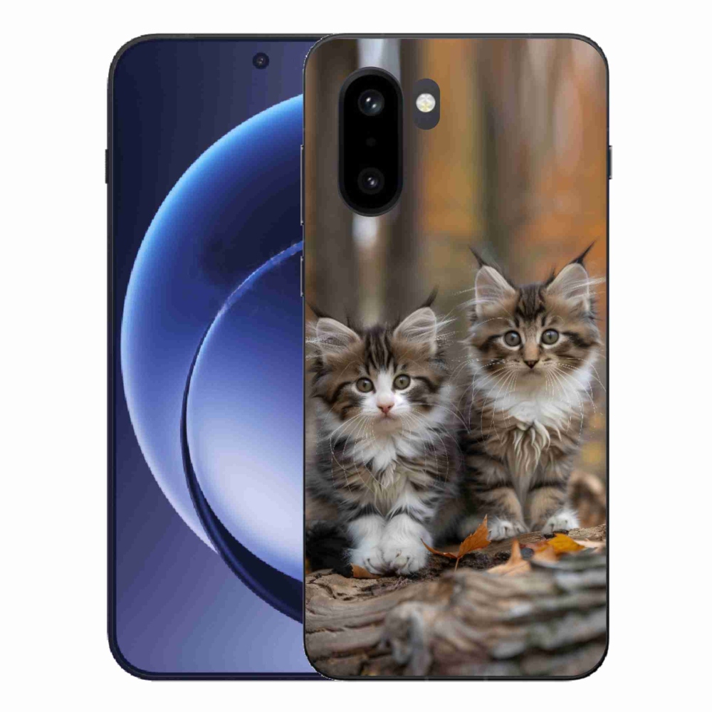 Gélový kryt mmCase na One Plus 15R - mačacie duo 3