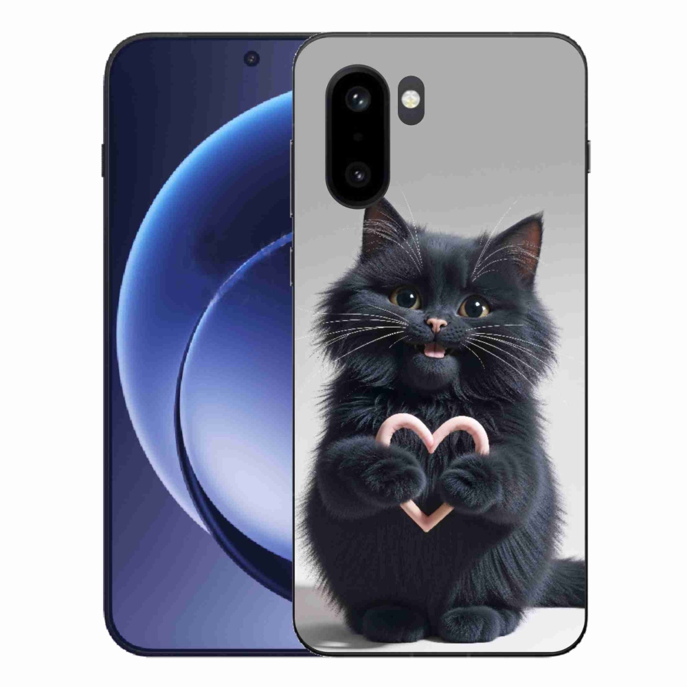 Gélový kryt mmCase na One Plus 15R - mačacia láska 3