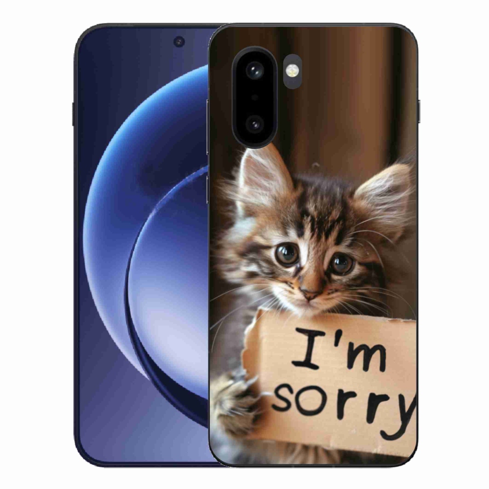Gélový kryt mmCase na One Plus 15R - mačacie ospravedlnenie