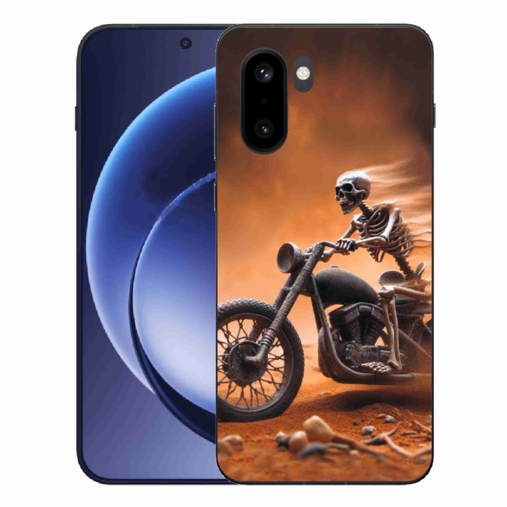 Gélový kryt mmCase na One Plus 15R - kostra na motorke