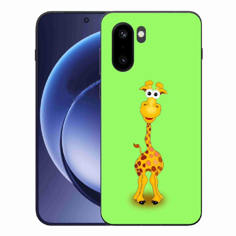 Gélový kryt mmCase na One Plus 15R - kreslená žirafa