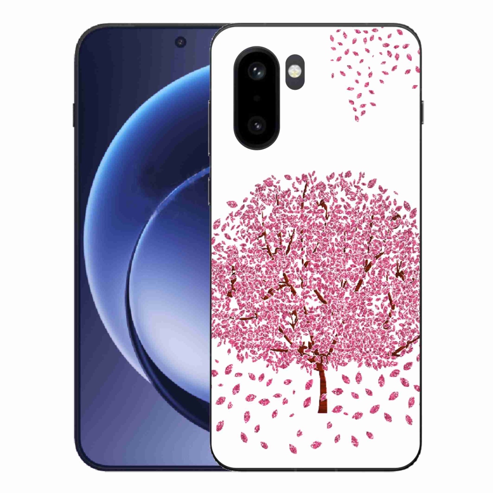 Gélový kryt mmCase na One Plus 15R - kreslený strom s listami