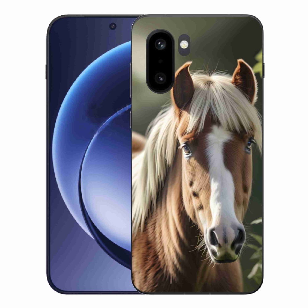 Gélový kryt mmCase na One Plus 15R - kôň so svetlou hrivou