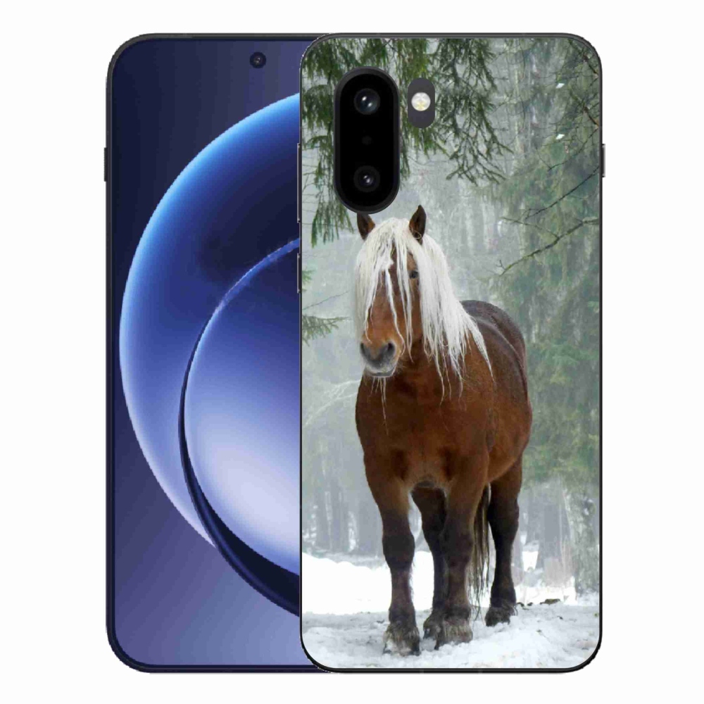 Gélový kryt mmCase na One Plus 15R - kôň v lese