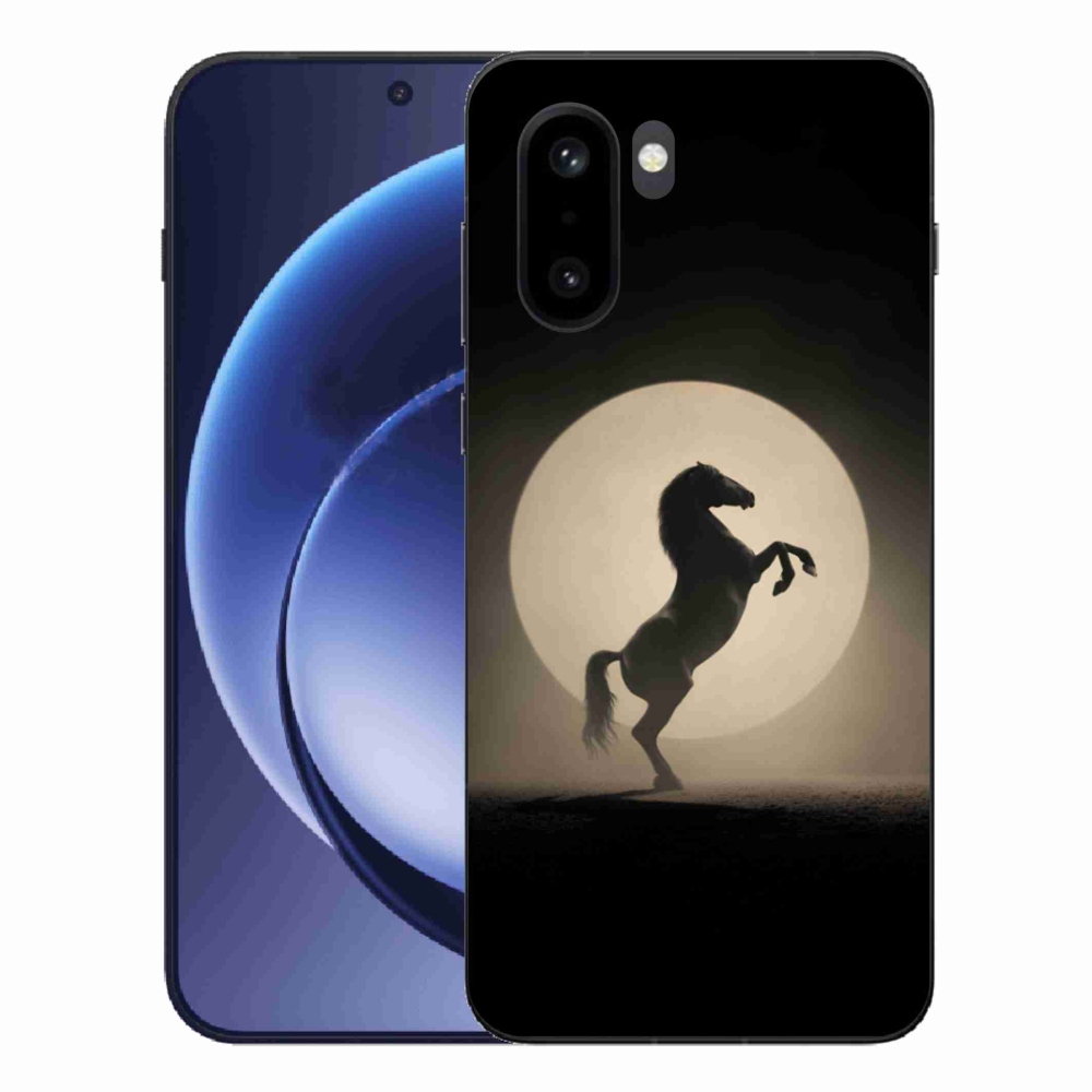 Gélový kryt mmCase na One Plus 15R - kôň v siluete