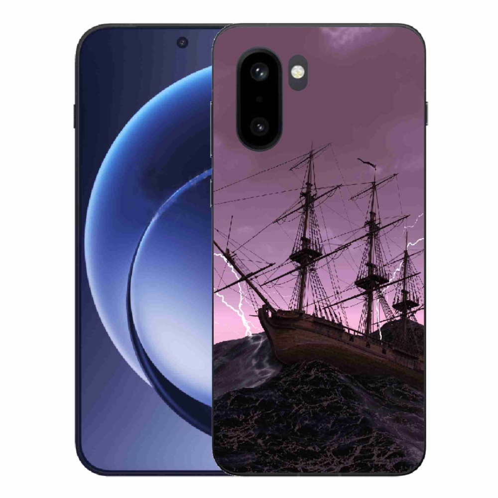 Gélový kryt mmCase na One Plus 15R - loď v búrke