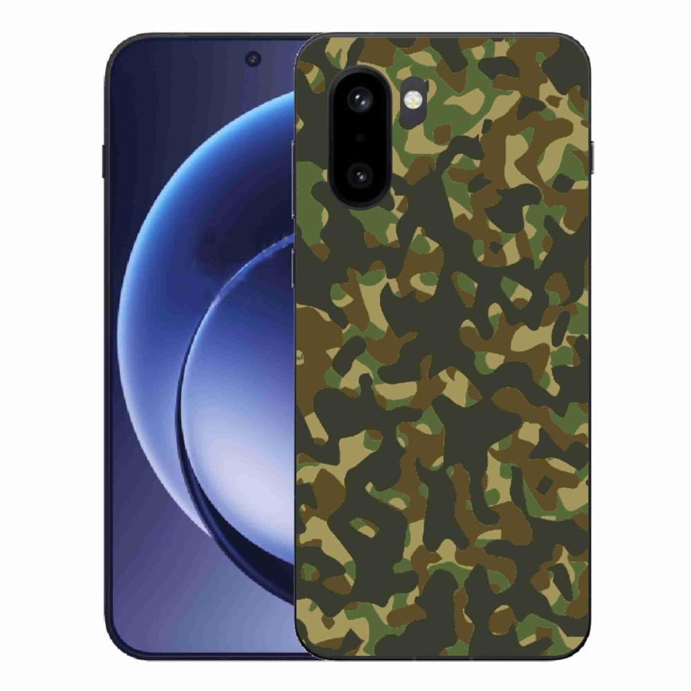 Gélový kryt mmCase na One Plus 15R - maskáčový vzor 1