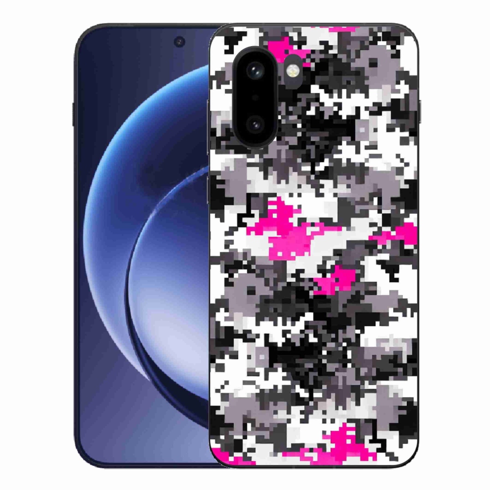 Gélový kryt mmCase na One Plus 15R - maskáčový vzor 4