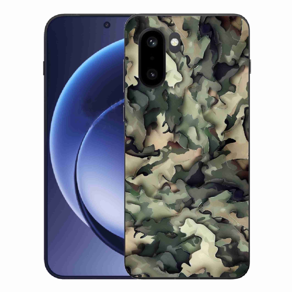 Gélový kryt mmCase na One Plus 15R - maskáčový vzor 9