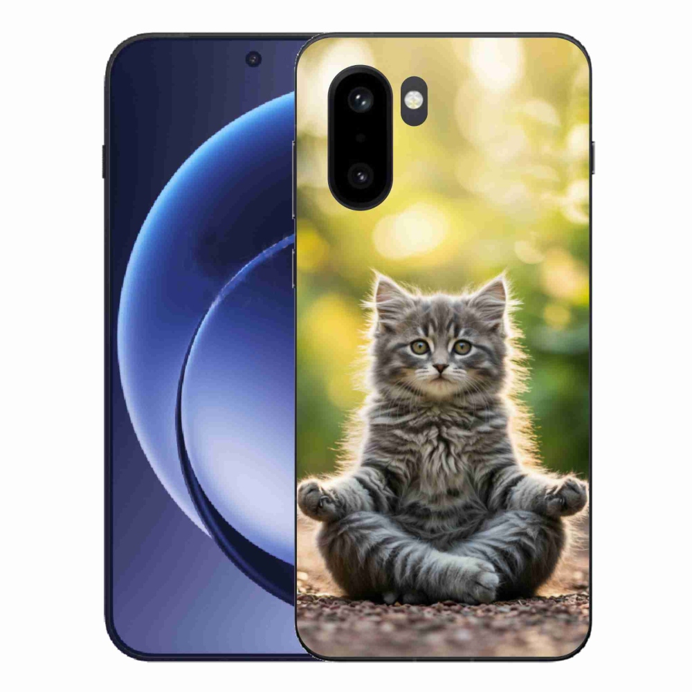 Gélový kryt mmCase na One Plus 15R - meditujúce mačiatko