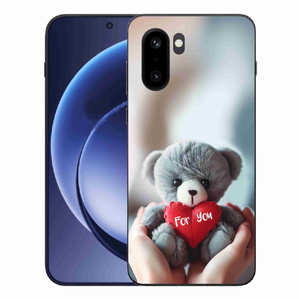 Gélový kryt mmCase na One Plus 15R - medvedík pre zamilovaných