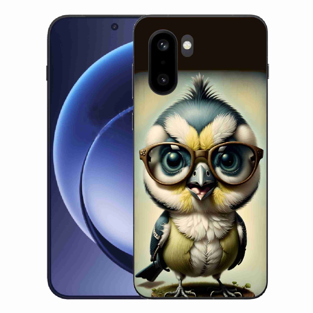 Gélový kryt mmCase na One Plus 15R - mláďa s okuliarmi