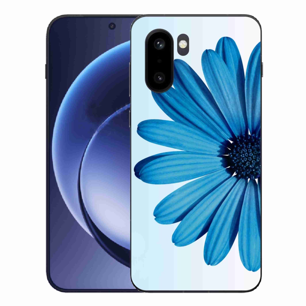 Gélový kryt mmCase na One Plus 15R - modrá margaréta