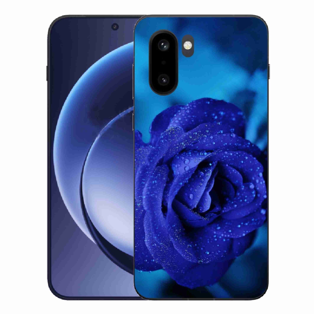Gélový kryt mmCase na One Plus 15R - modrá ruža