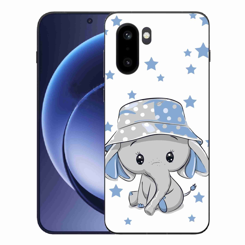 Gélový kryt mmCase na One Plus 15R - modrý slon