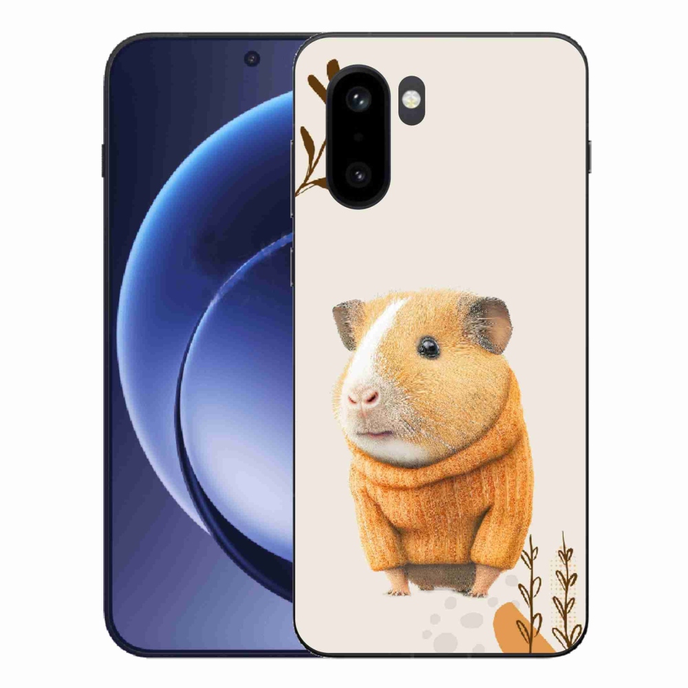Gélový kryt mmCase na One Plus 15R - morča vo svetri