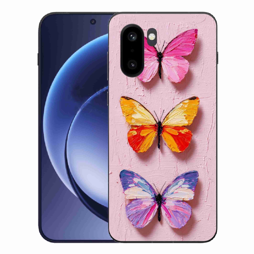 Gélový kryt mmCase na One Plus 15R - motýlia trojica