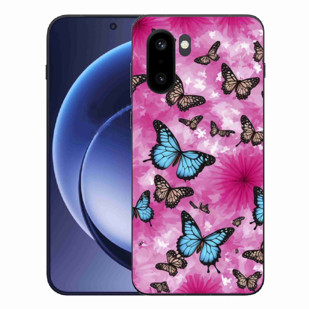 Gélový kryt mmCase na One Plus 15R - motýlia záhrada