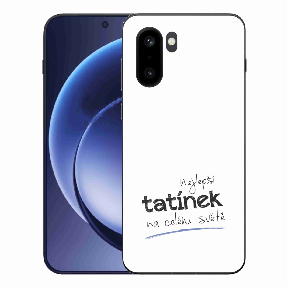 Gélový kryt mmCase na One Plus 15R - najlepší otecko 4 biele pozadie