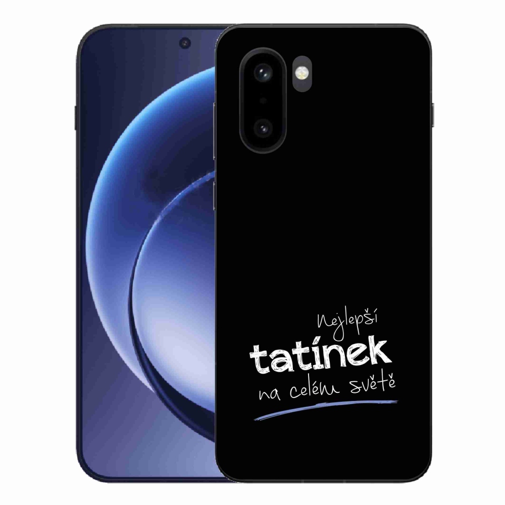 Gélový kryt mmCase na One Plus 15R - najlepší otecko 4 čierne pozadie