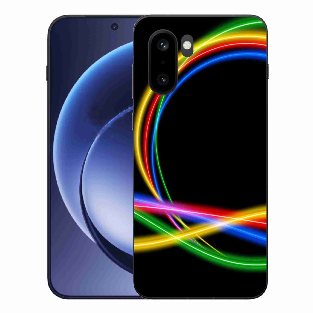 Gélový kryt mmCase na One Plus 15R - neónové kruhy