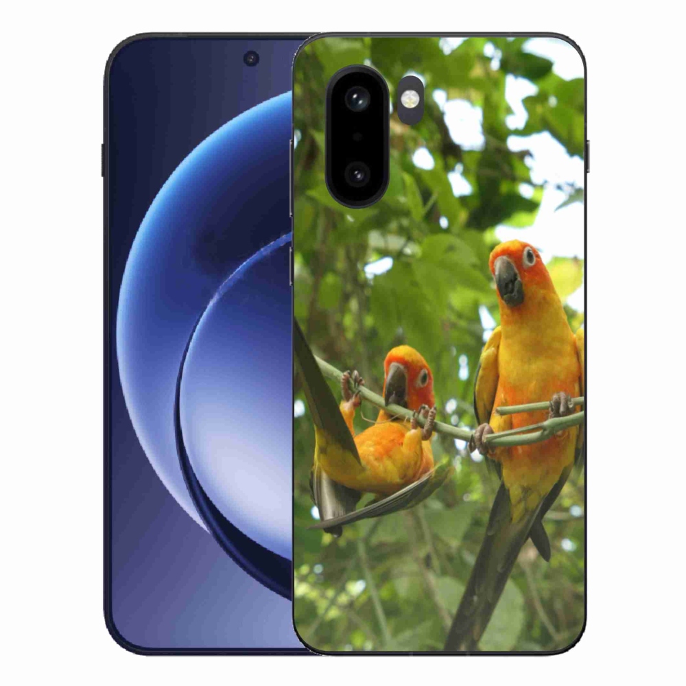 Gélový kryt mmCase na One Plus 15R - papagáje aratingy