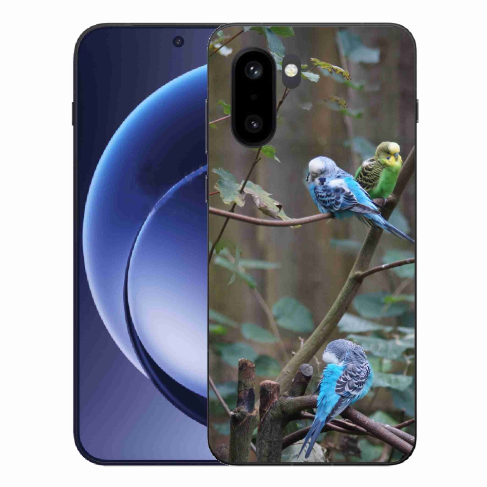 Gélový kryt mmCase na One Plus 15R - papagáje na vetve