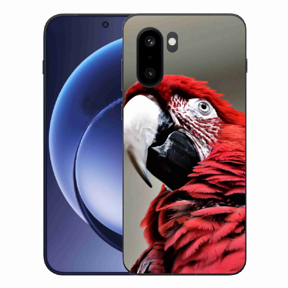 Gélový kryt mmCase na One Plus 15R - papagáj ara červený