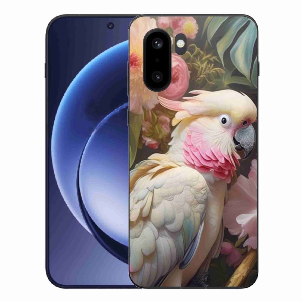 Gélový kryt mmCase na One Plus 15R - papagáj kakadu ružový 2