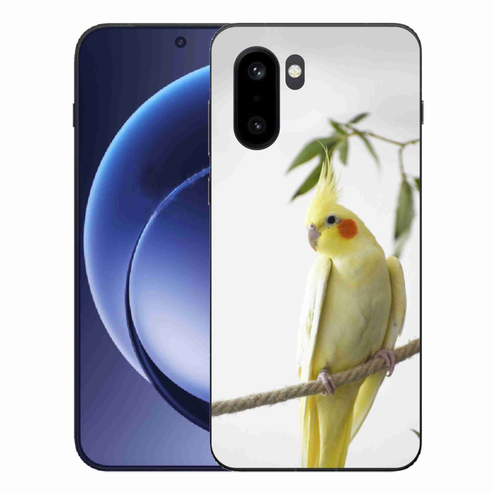 Gélový kryt mmCase na One Plus 15R - papagáj korela chocholatá